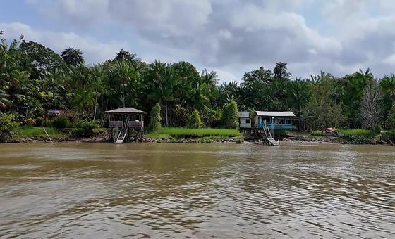 Pará, Brasil. En la región donde el río Amazonas se encuentra con el océano Atlántico, hay innumerables bellezas naturales que admirar, pero también silenciosos riesgos climáticos que se están agravando.